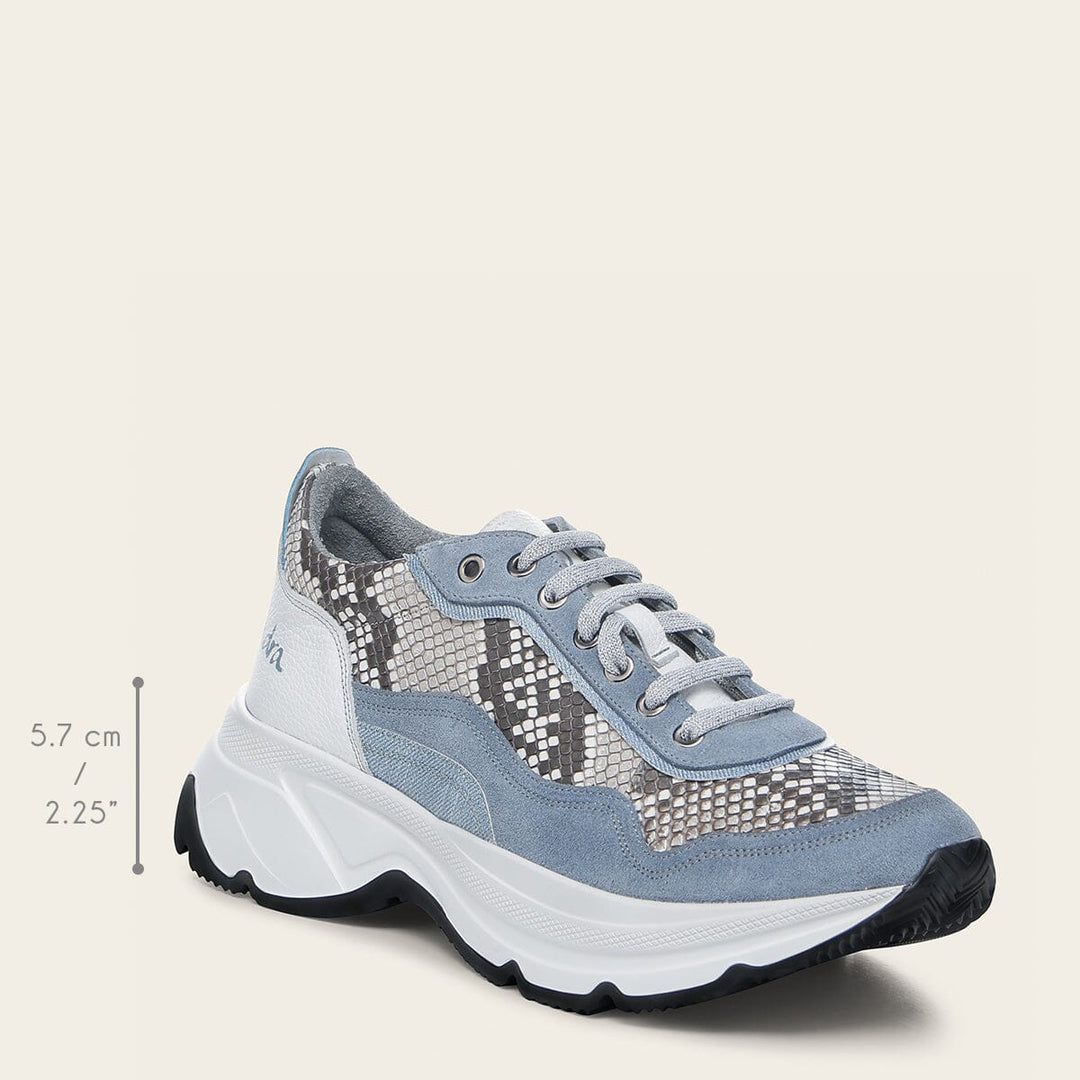 Tenis en piel genuina de pitón para dama Tenis 