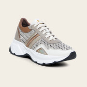 Tenis en piel genuina para dama Tenis 