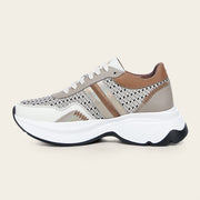 Tenis en piel genuina para dama Tenis 