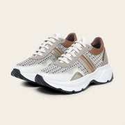 Tenis en piel genuina para dama Tenis 