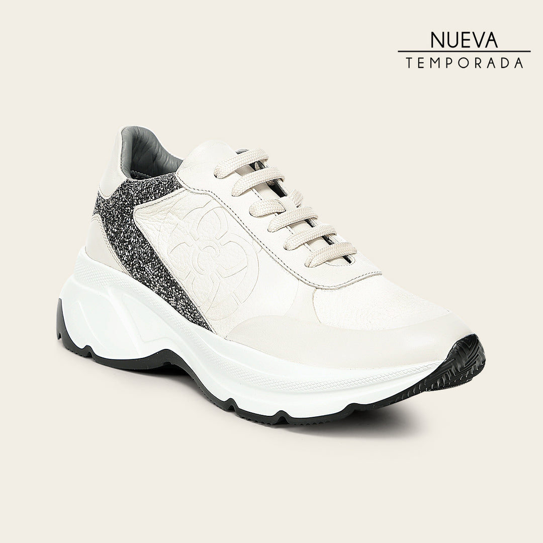 Tenis en piel genuina de venado para dama