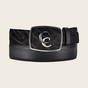 Cinturón vaquero en piel genuina de elefante para caballero Cinturones 