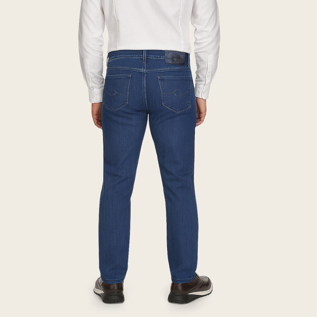 Jeans para caballero corte recto Pantalones 