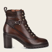 Botín para dama en piel genuina Botas y Botines 