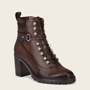 Botín para dama en piel genuina Botas y Botines 