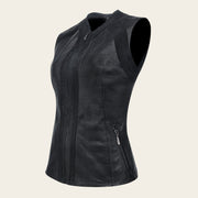 Chaleco para dama en piel de ovino. Chalecos 