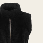 Chaleco de visón y cachemira para dama Chalecos 