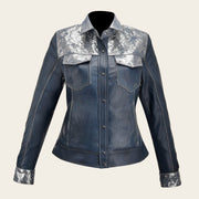 Chamarra para dama en piel genuina Chamarras 