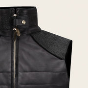 Chaleco para dama en piel de mantarraya Chalecos 