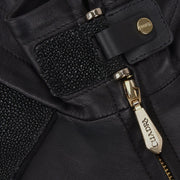 Chaleco para dama en piel de mantarraya Chalecos 