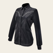 Camisola en piel genuina de ovino para dama Camisola 