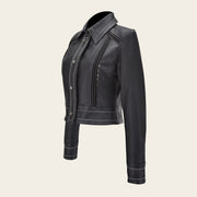 Chamarra en piel genuina de ovino Chamarras 