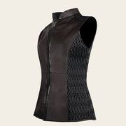 Chaleco en piel genuina de ovino Chalecos 