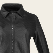 Camisola en piel genuina de ovino para dama Camisola 