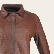 Camisola en piel genuina de ovino para dama Camisola 