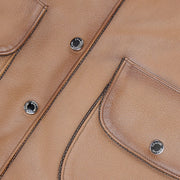 Chamarra en piel genuina de ovino para dama Chamarras 