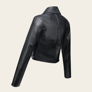 Chamarra en piel genuina de ovino para dama Chamarras 