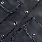 Chamarra en piel genuina de ovino para dama Chamarras 