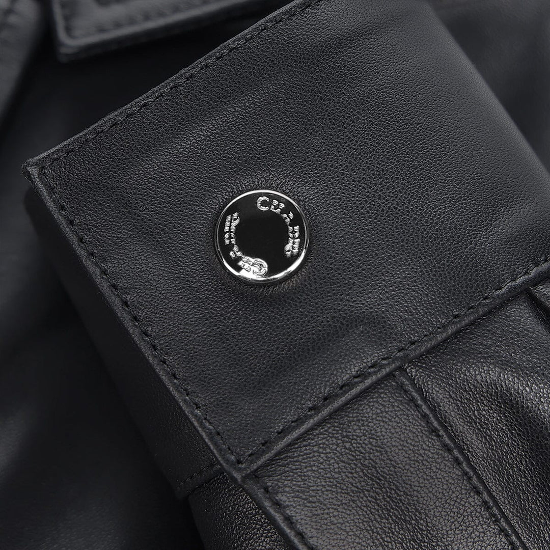 Camisola en piel genuina de ovino para dama Camisola 