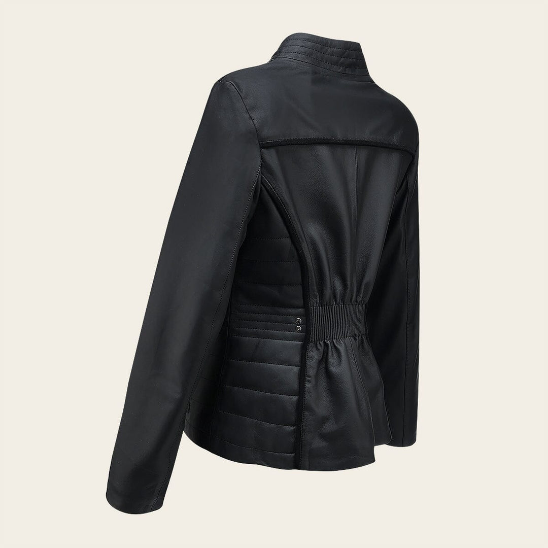 Chamarra en piel genuina de pitón para dama Chamarras 