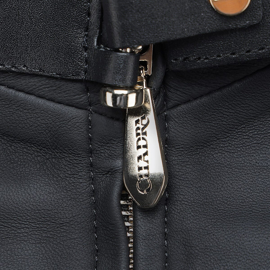 Chamarra en piel genuina de pitón para dama Chamarras 