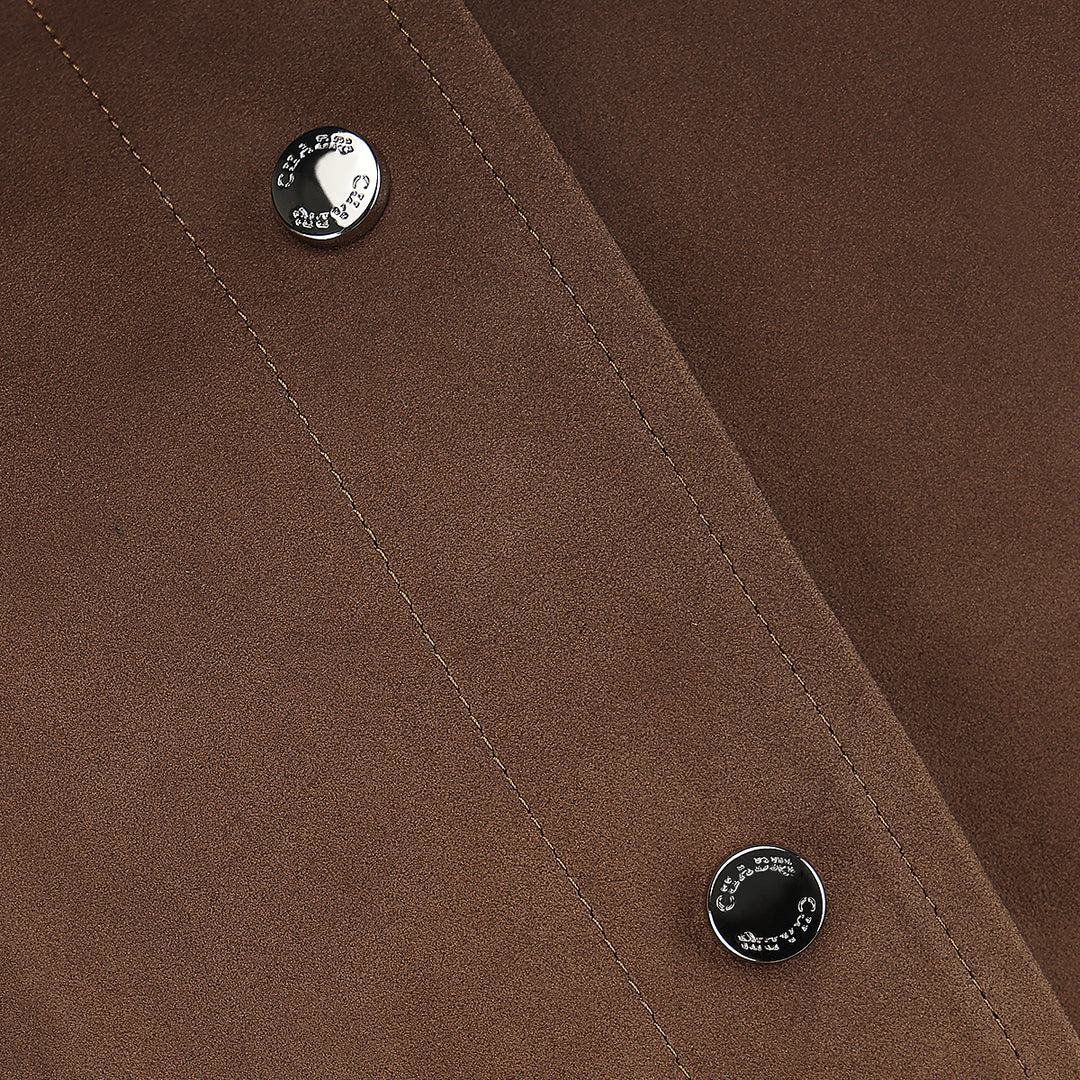 Chamarra en piel genuina de ovino para dama