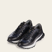 Tenis en piel genuina de alligator para caballero Tenis 