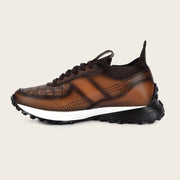 Tenis en Piel Genuina de Caimán para caballero Tenis 