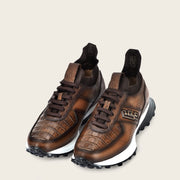 Tenis en Piel Genuina de Caimán para caballero Tenis 