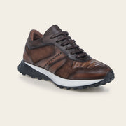 Tenis en piel genuina de caimán para caballero Tenis 