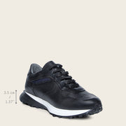 Tenis en piel genuina de venado para caballero Tenis 