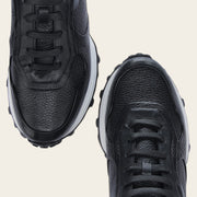 Tenis en piel genuina de venado para caballero Tenis 