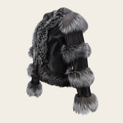 Chamarra con pelo genuino para dama Chamarras 