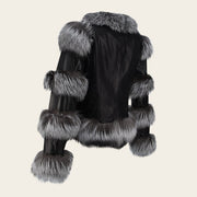 Chamarra con pelo genuino para dama Chamarras 