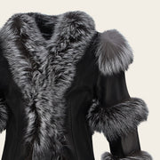 Chamarra con pelo genuino para dama Chamarras 