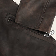 Chamarra en piel genuina de cordero para dama Chamarras 