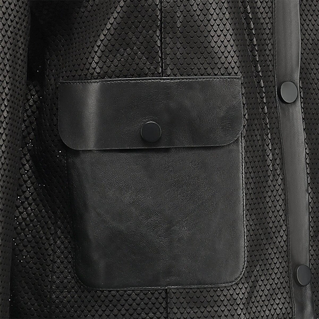 Chamarra en piel genuina de cordero para dama Chamarras 