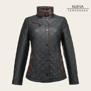 Chamarra en piel genuina de cordero para dama Chamarras 