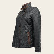 Chamarra en piel genuina de cordero para dama Chamarras 