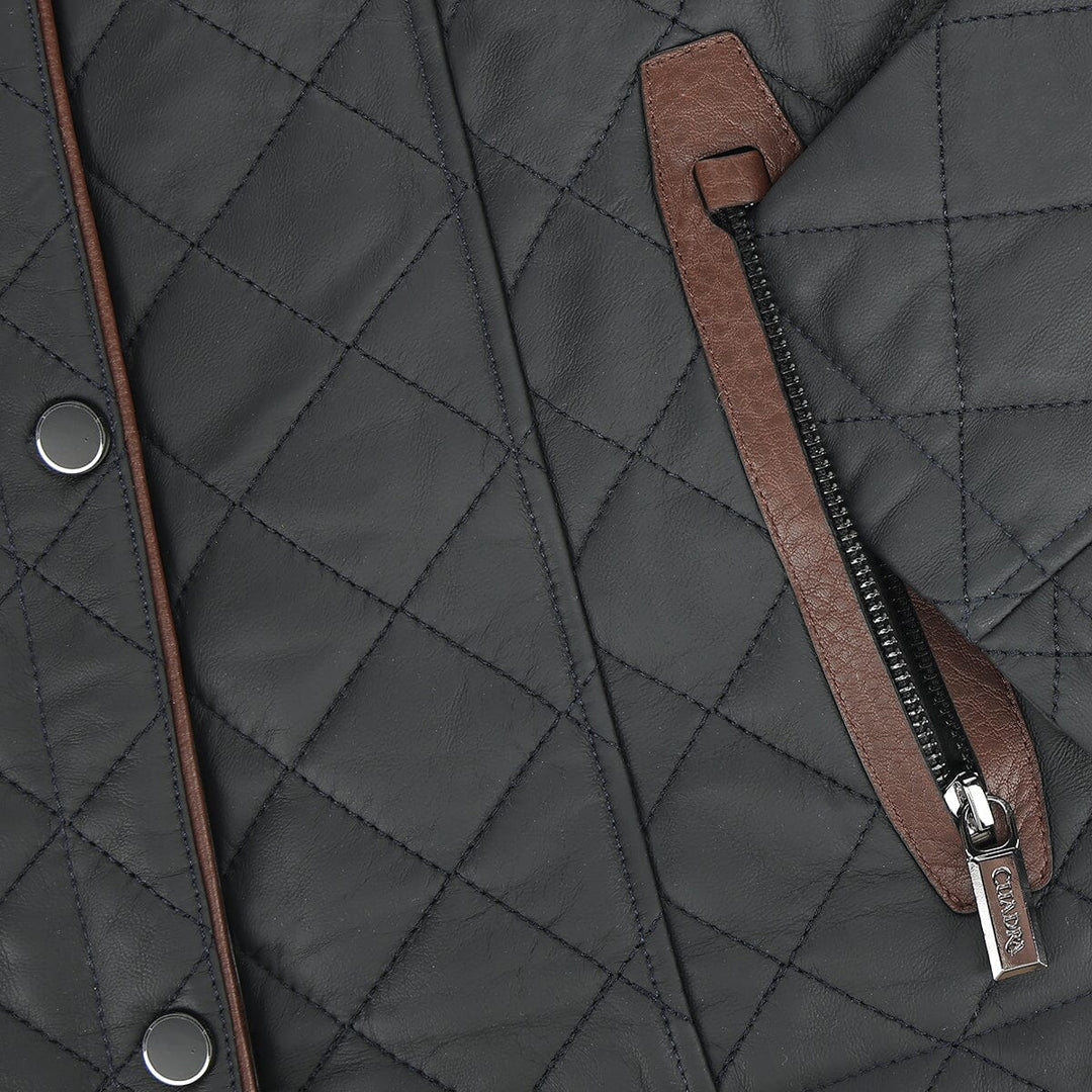 Chamarra en piel genuina de cordero para dama Chamarras 