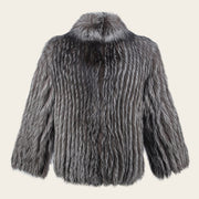 Chamarra con pelo genuino para dama Chamarras 