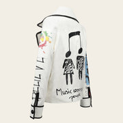 Chamarra en piel genuina de cordero para dama Chamarras 