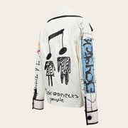 Chamarra en piel genuina de cordero para dama Chamarras 