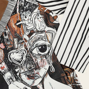 Chamarra en piel genuina de cordero para dama Chamarras 