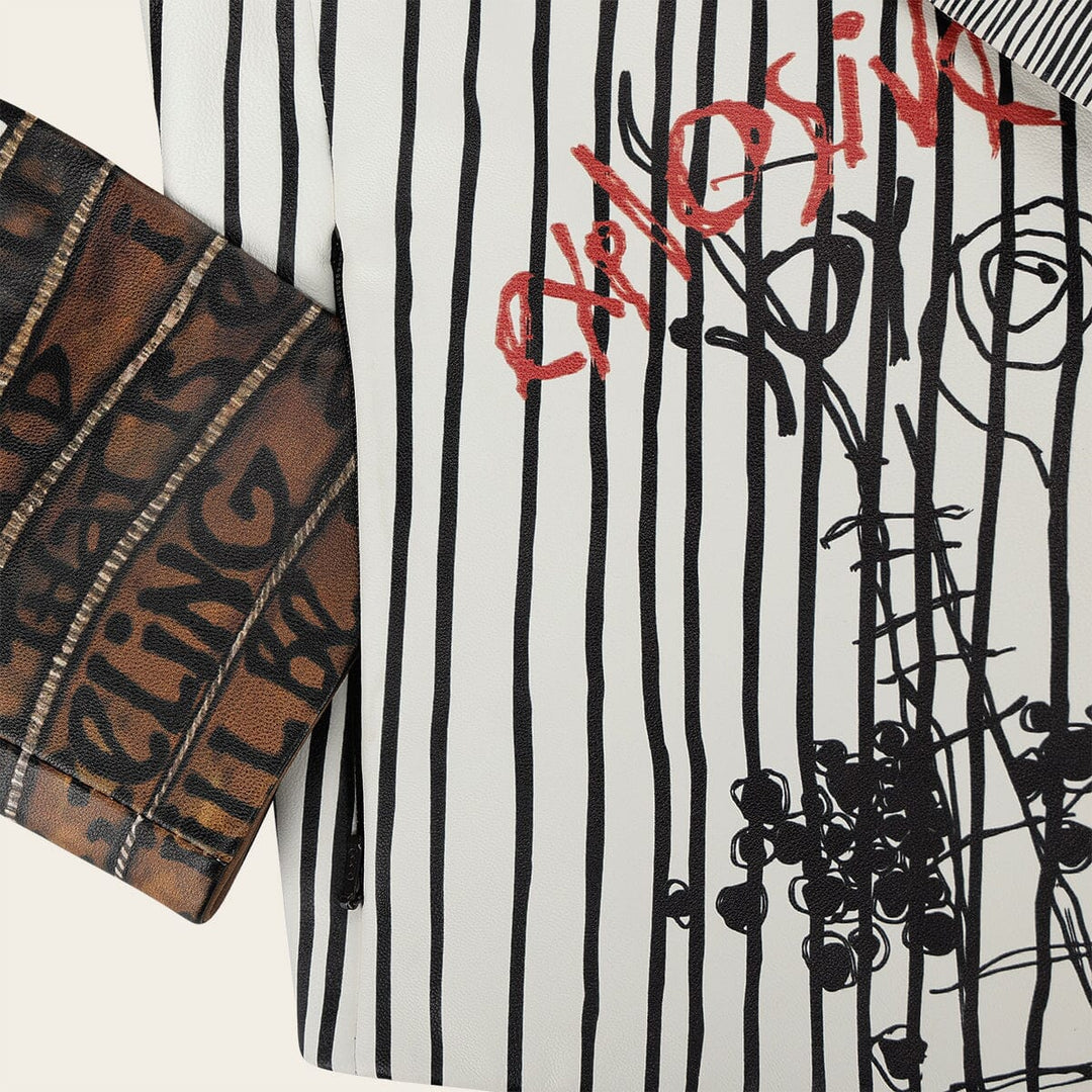 Chamarra en piel genuina de cordero para dama Chamarras 