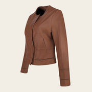 Chamarra para dama en piel genuina Chamarras 