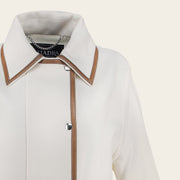 Chamarra en piel genuina de cachemira para dama Chamarras 