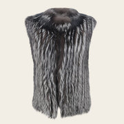 Chaleco con pelo de zorro para dama Chalecos 