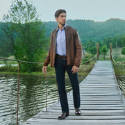 Chamarra en piel de ovino para caballero Chamarras 