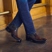 Botín urbano en piel genuina para caballero Botas y Botines 